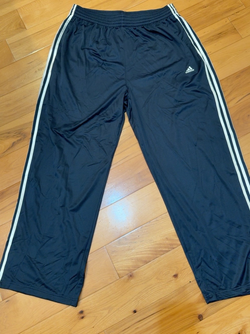 Adidas Double Up Pants Men’s 2XL Navy White 3-Stripe NWT